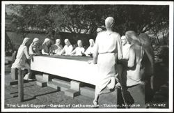 The Last Supper Sculpture, Garden of Gethsemane Postcard