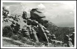 Duck Bill Rock - Hitchcock Highway to Mt. Lemmon Postcard