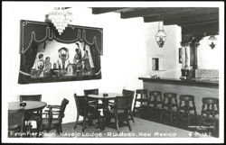 Frontier Room - Navajo Lodge Postcard