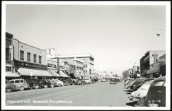 Main Street, Roswell Postcard
