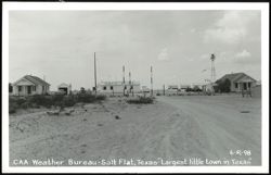 CAA Weather Bureau - "Largest little town in Texas" Postcard