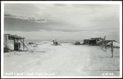 Salt mining operation at Salt Lake near Salt Flat, Texas Postcard