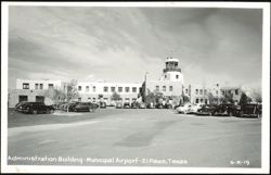 Administration Building - Municipal Airport Postcard