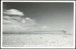 Scene In The Oil Fields Postcard