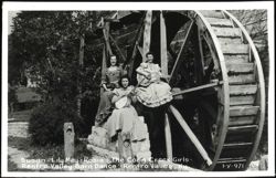 Susan, Lily May, Rosie - The Coon Creek Girls at Renfro Valley Barn Dance Postcard