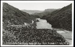 The Apache Trail Along Apache Lake - Near Roosevelt Dam Postcard