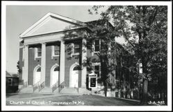 Church of Christ, Tompkinsville Postcard