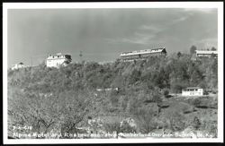 Alpine Motel & Restaurant atop Cumberland Overlook, Burkesville Postcard