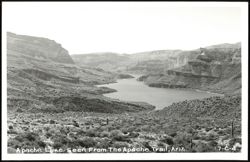Apache Lake - Seen From The Apache Trail Postcard