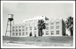 La Salle County Court House and Water Tower, Cotulla, Texas Postcard