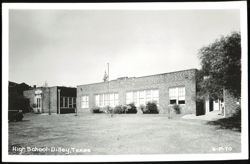 High School Building, Dilley, TX Postcard