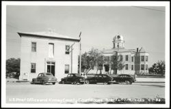 U.S. Post Office and Kinney County Court House Postcard