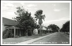 Street Scene - Fort Clark Guest Ranch Postcard