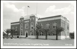 Zavala County Court House Postcard
