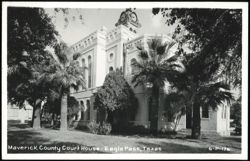 Maverick County Courthouse Postcard