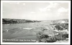The Devil's River - Near Del Rio Postcard