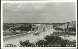 U.S. 90 Highway Bridge Over Devil's River Postcard