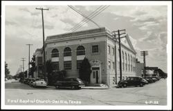 First Baptist Church, Del Rio Postcard