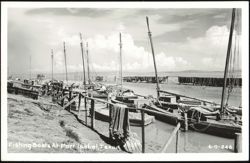Fishing Boats At Port Isabel Postcard