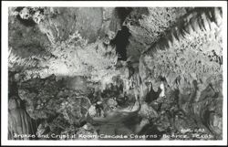 Bronze and Crystal Room - Cascade Caverns Postcard