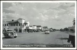 Cage Boulevard Looking South Postcard