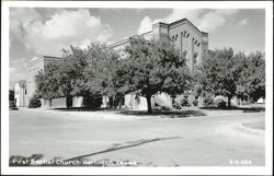 First Baptist Church, Harlingen Postcard