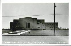 First Baptist Church Postcard