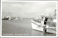 Shrimp Boats, Rockport, Texas with 'CAPT. W.B.J.' and 'Teddy Jean' Postcard