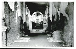 Church Interior from the entrance - Tumacacori Natl. Monument Postcard