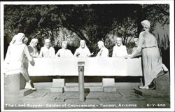The Last Supper Sculpture at Garden of Gethsemane Postcard