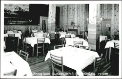Dining Room - Glyndon Hotel Postcard