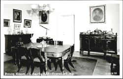 Dining Room - Liberty Hall Postcard