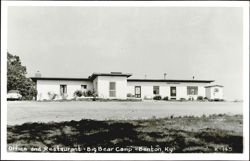 Office and Restaurant - Big Bear Camp Postcard