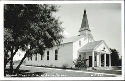 First Baptist Church, Brackettville, Texas Postcard