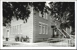 Grammar School Building Postcard