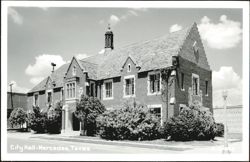 City Hall building with cupola and weathervane Postcard