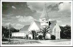Presbyterian Church with Bell Tower, Kingsville Postcard
