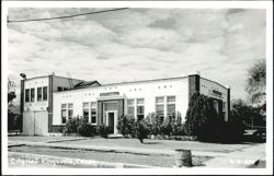 City Hall and Fire Station Postcard