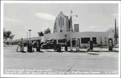 Gallaway's Court and Cafe, Falfurrias, Texas Postcard