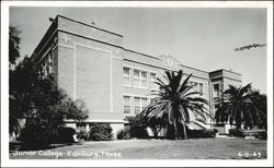 Junior College, Edinburg, Texas Postcard