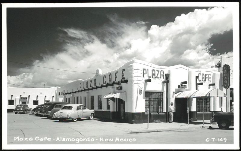 Plaza Cafe, Alamogordo, New Mexico - Art Deco Architecture & Cars