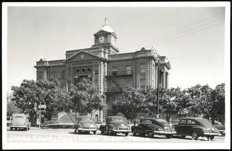Jones County Court House with Vintage Cars