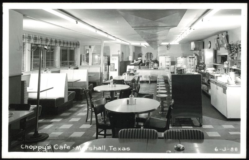 Choppy's Cafe Interior Marshall Texas