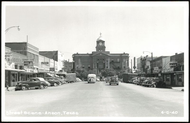 Street scene - Anson, Texas