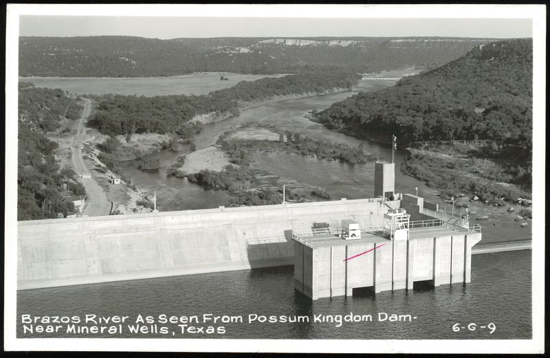 Brazos River and Possum Kingdom Dam Mineral Wells Texas