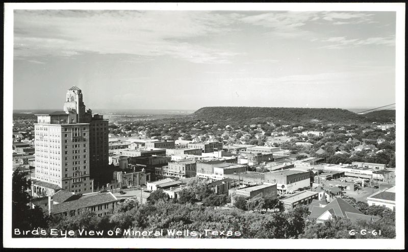 Bird's Eye View of Mineral Wells Texas
