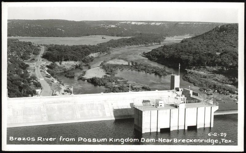 Brazos River from Possum Kingdom Dam Breckenridge Texas