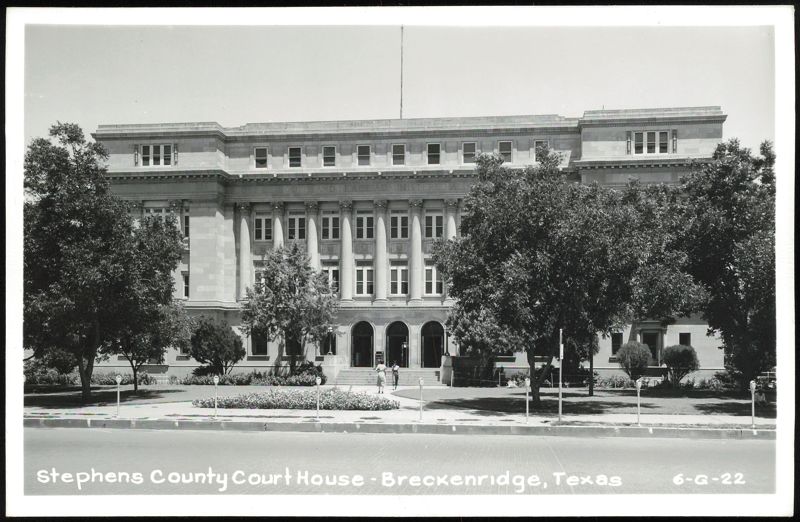 Stephens County Court House, Breckenridge