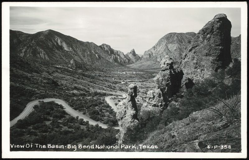View Of The Basin - Big Bend National Park Texas