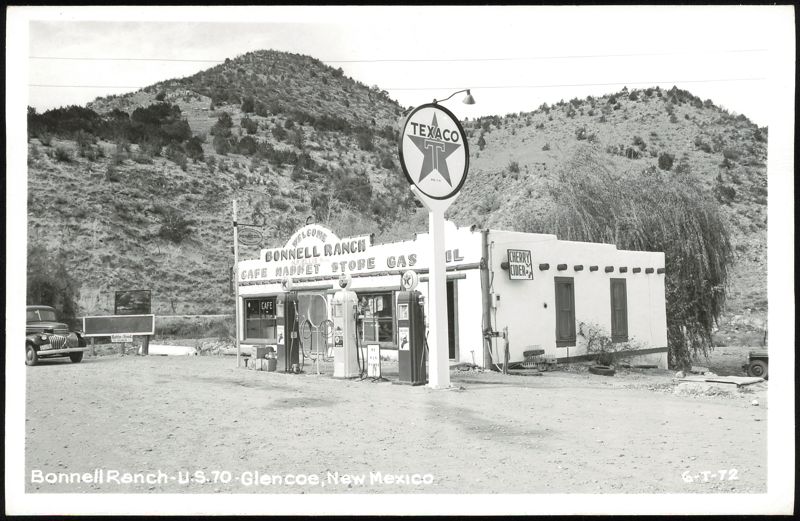 Bonnell Ranch Cafe Market Store Gas Station, Glencoe, New Mexico